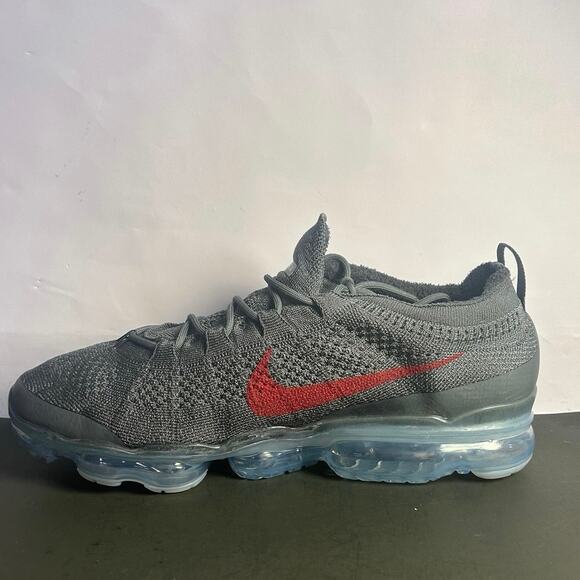 Mens Nike Air VaporMax 2023 Flyknit \'Dark Grey Gym Red\' Size 12 OG ALL main image 12